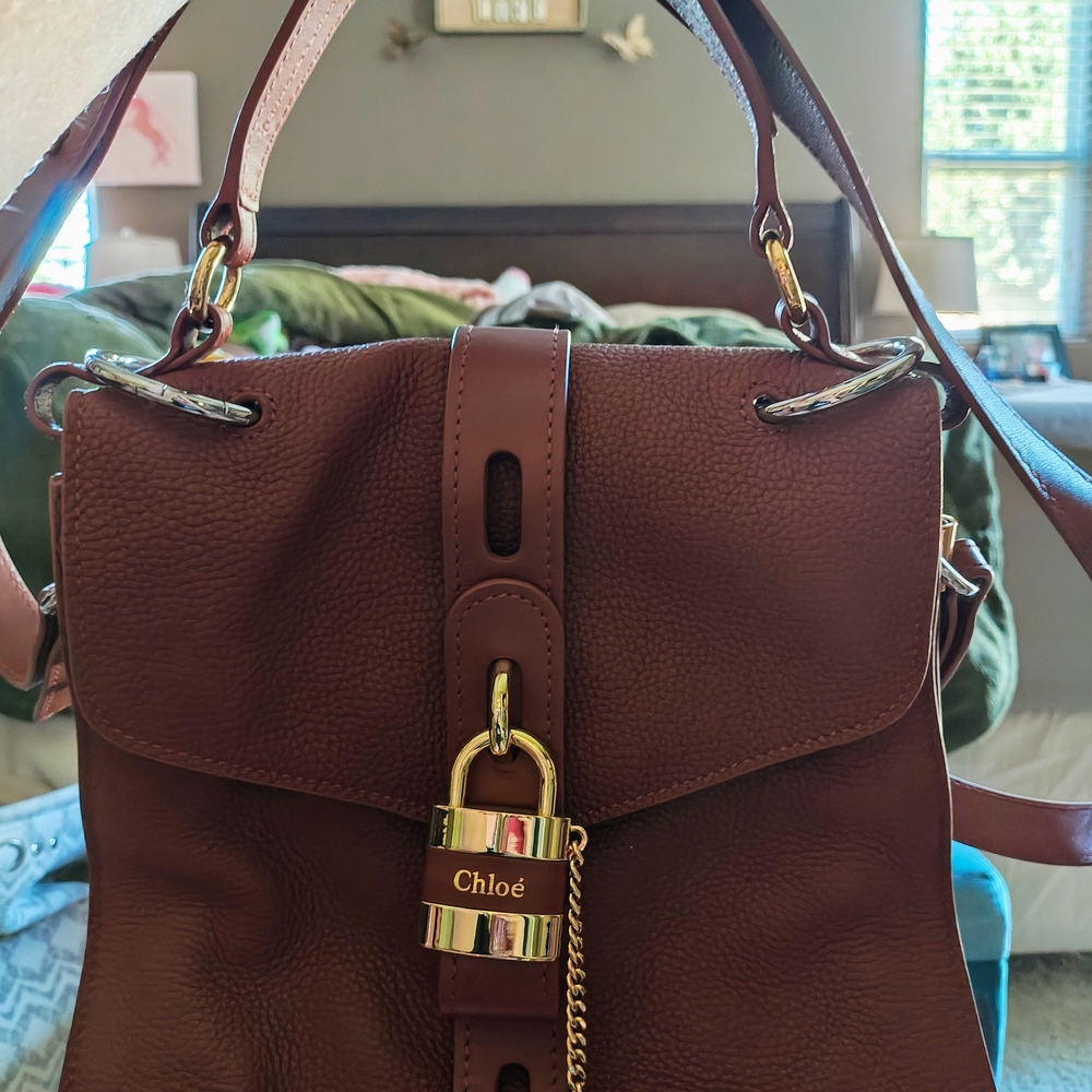 **SOLD**Brown Leather Shoulder Bag